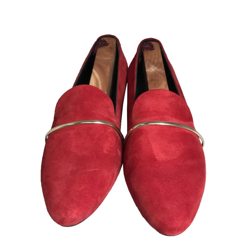 AGL Red Suede Flats Size 6